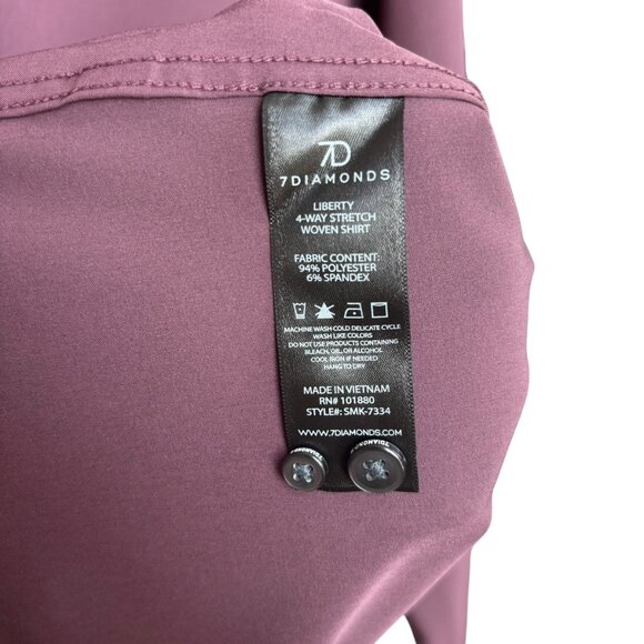 NWT Men's 7 Diamonds Button-Down Shirt - Picture 6 of 7